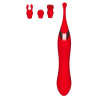 INTOYOU Stimulateur de clitoris Onax Double Pulse Rouge
